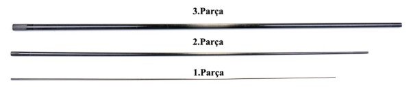 Captain 2071 Basic Pole Kamış Yedek Parça 3.Parça