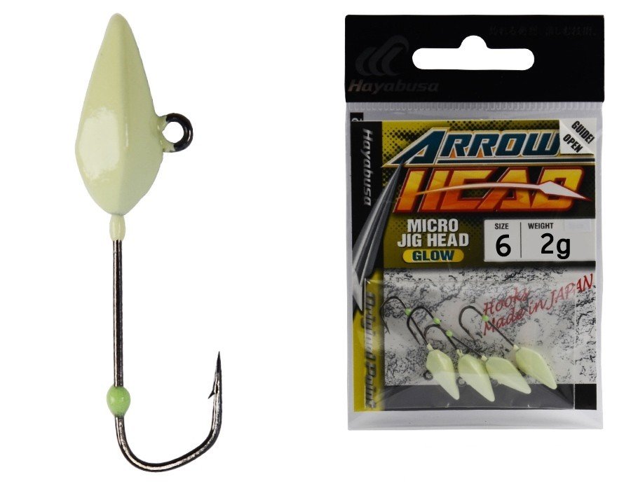 Hayabusa EX 932 Lrf Jig Head Arrow Head Glow 4'lü Paket 2 gr
