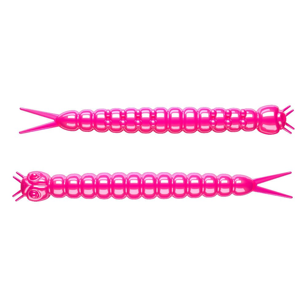 Libra Lures Slight Worm Cheese Suni Yem 000 - GLOW UV GREEN - 38MM
