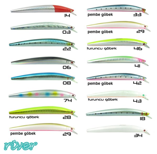 River Treble Devil 120F 12cm 15g 0.3-0.6mt 22