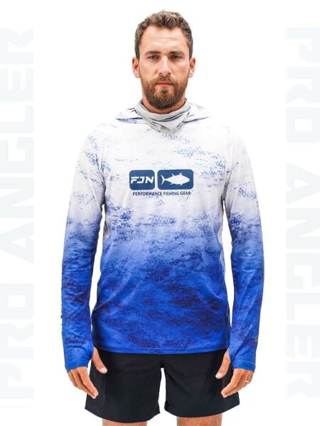 Fujin Pro Angler S24 BuffHoodie Grey Wave