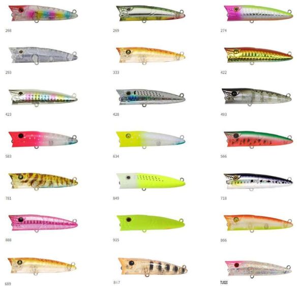 Zipbaits Popper 68mm Su Üstü Poping 83gr Maket Balık
