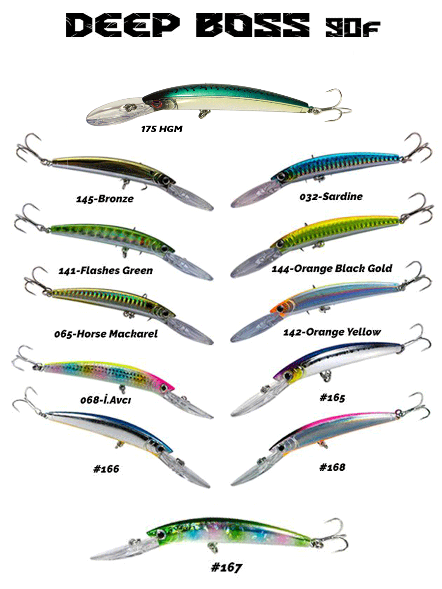 Fujin DeepBoss 90F 9.5gr Maket Balık 
