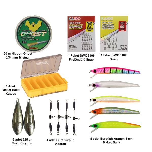 Kurşun Arkası Lüfer Seti (Nuri Fishinge Özel)