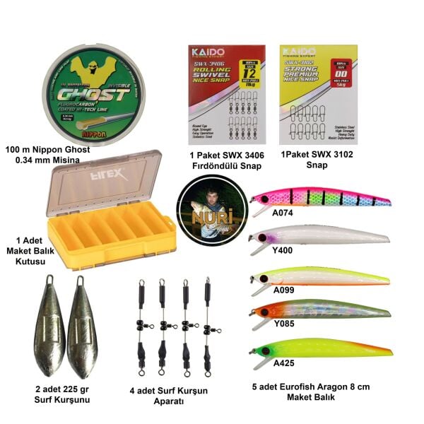 Kurşun Arkası Lüfer Seti (Nuri Fishinge Özel)
