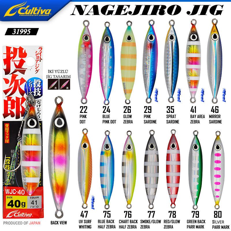 Owner 31995 Nagejiro  Jig 40g 76