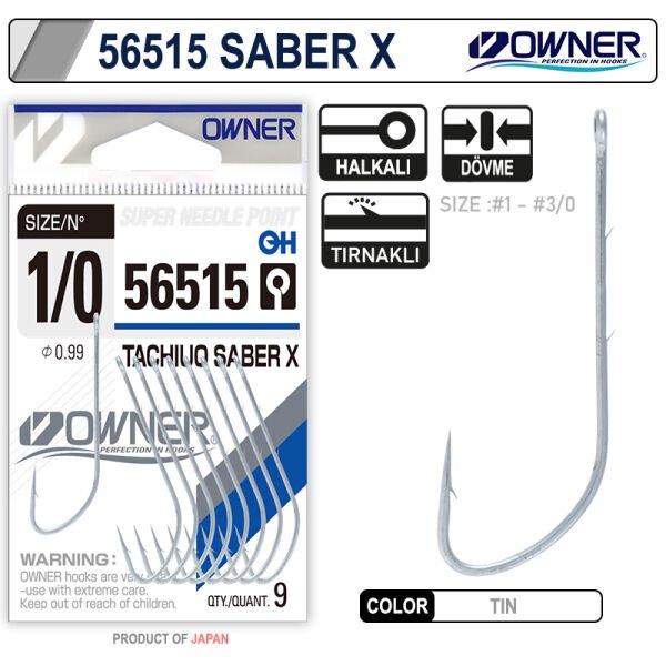 Owner 56515 Tachiuo Saber X Tin İğne 1