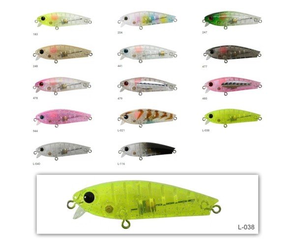 Zipbaits Zoea Lipple 45F Jerk LRF Sahtesi 3gr L 038