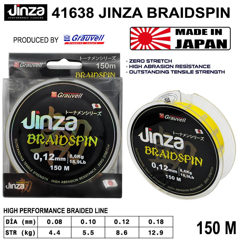 Jinza Braidspin 150m Örgü Misina 0,18