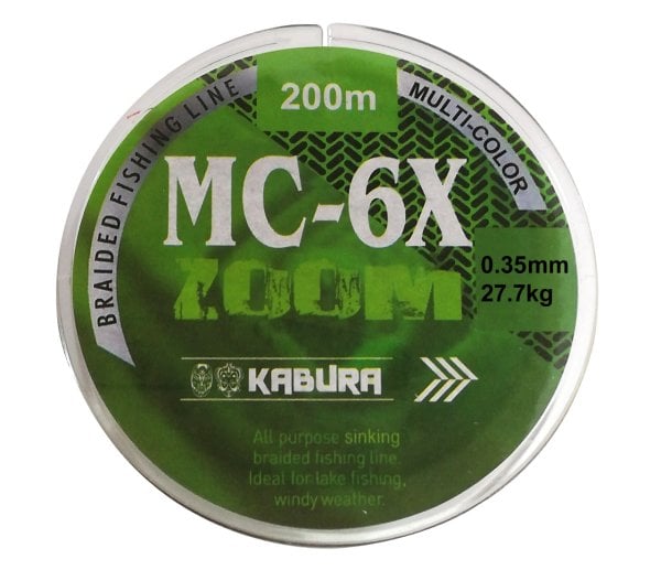 KABURA MC-6X ZOOM 200 MT MULTI COLOR İP MİSİNA 0.35MM