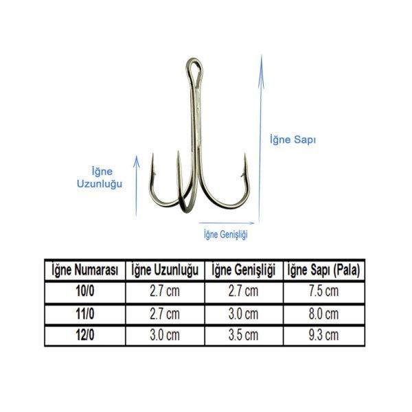 Marlin 3551 Nickel İğne 10/0