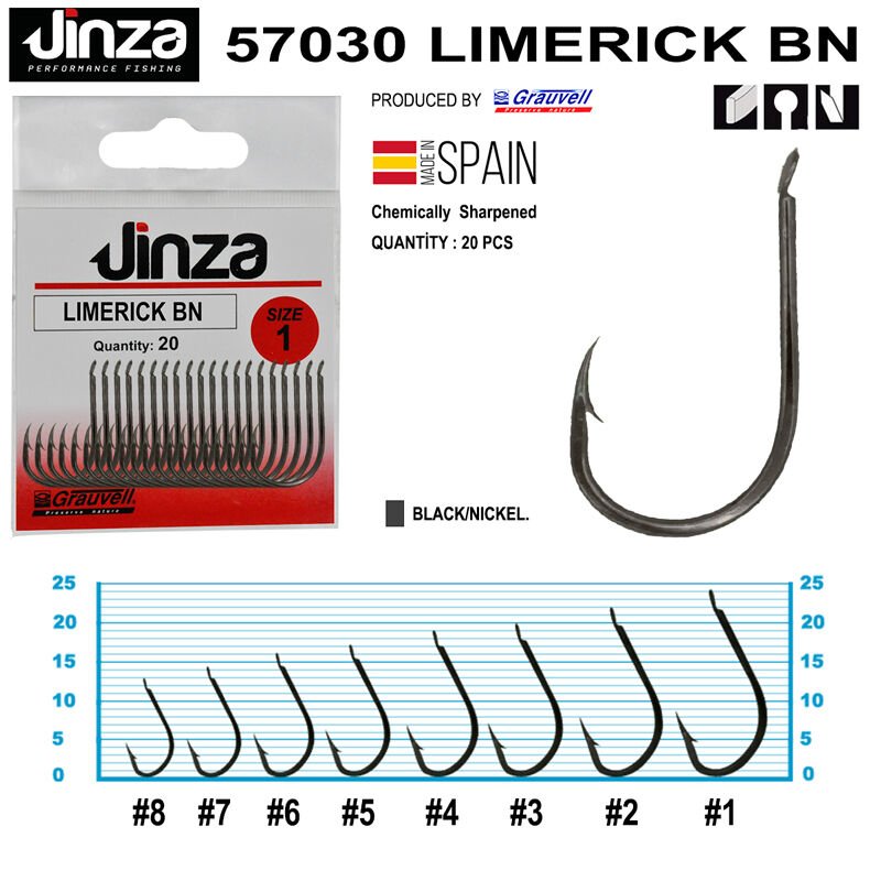 Jinza Limerik BN Olta İğnesi 20 Adet 4