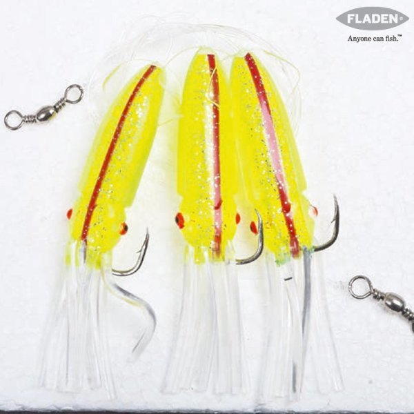 Fladen Ahtapot Çapari 4/0 3K Sari/Kırmızı