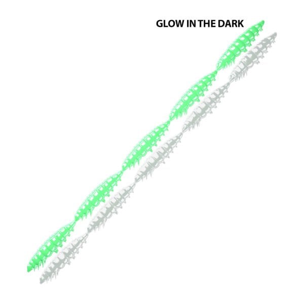 Libra Lures Larva Multi Garlic Suni Yem 000 - GLOW UV GREEN - 25MM