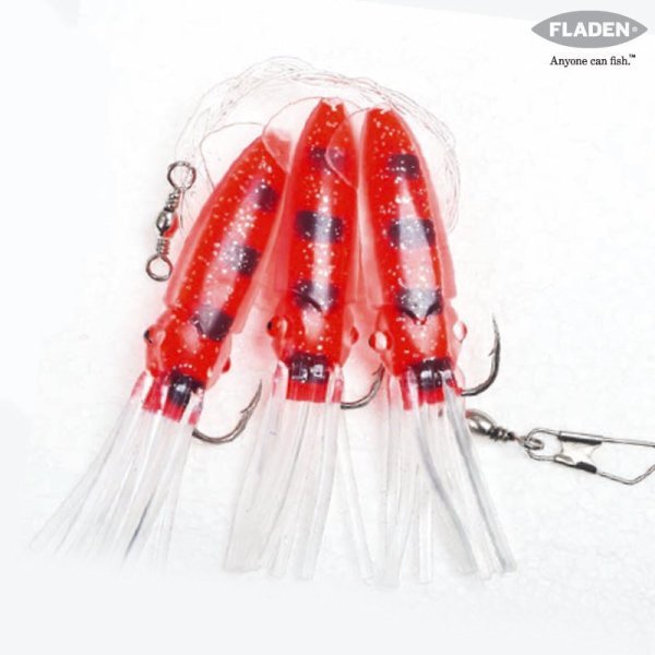 Fladen Ahtapot Çapari 4/0 3K Siyah/Kırmızı