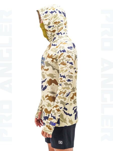 Fujin Pro Angler S24 BuffHoodie Natural Camo