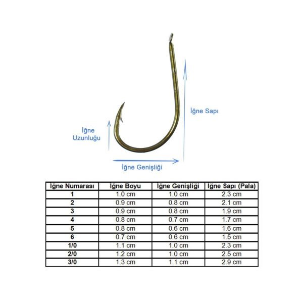 Marlin 530 Bronz İğne 3/0