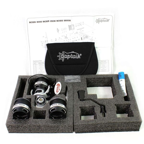 Captain Boss PRO 2500-2508-3000 Spin Makine 9+1 BB