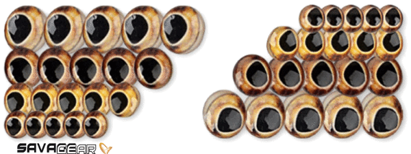Savage gear LB Spare Trout Eyes Kit 40 Adet