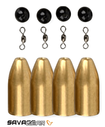 Savage gear Brass Bullet Kit's 10 gr 4 Adet