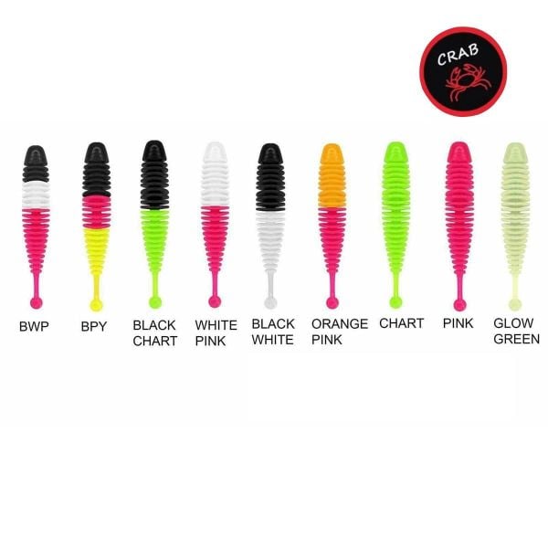 Ringo 65 mm Crab Lrf Silikonu 01-Glow Green