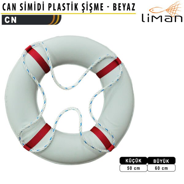Liman Can Simidi Plastik Şişme - BEYAZ Küçük