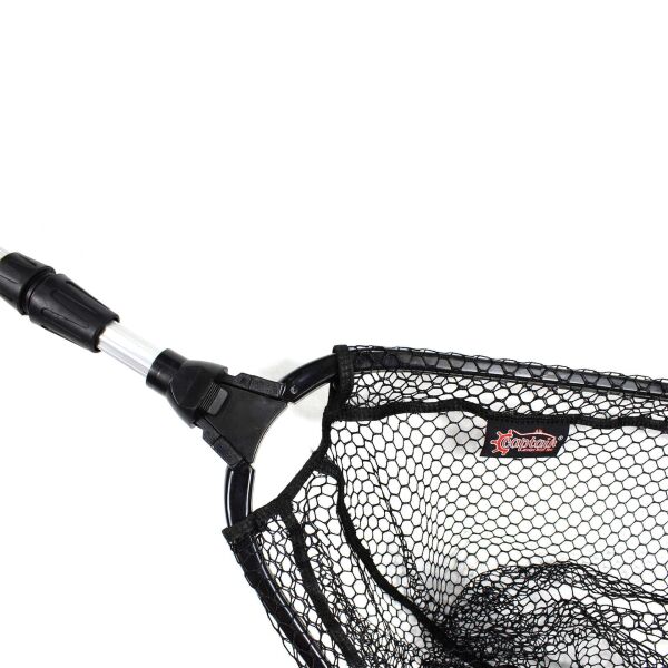 Captain 6796 Kepçe Teleskopik 220cm Alüminyum Saplı 50x48cm İp File Tor