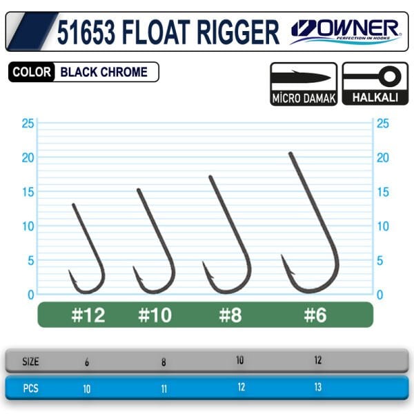 OWNER 51653 MH-12 FLOAT RIGGER 8