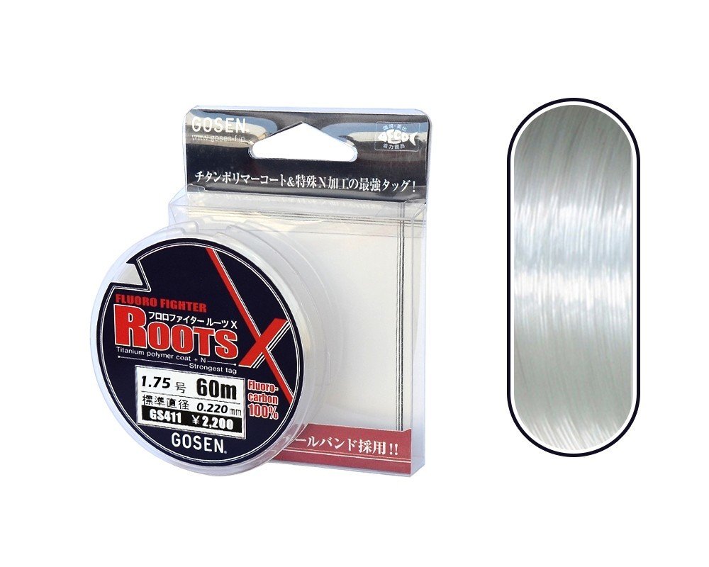 Gosen Fluoro Fighter Roots %100 Fluoro Carbon Misina 60mt 0.22 mm