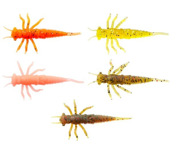 Lucky John Nayada 2'' (5 cm) 9p Silikon Yem F05