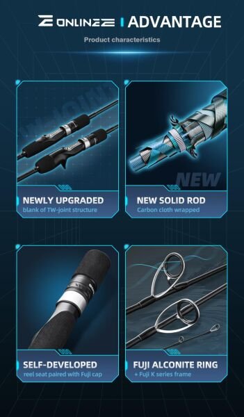 Ecooda Online E III 191cm 100-300g Slow Jigging Kamışı