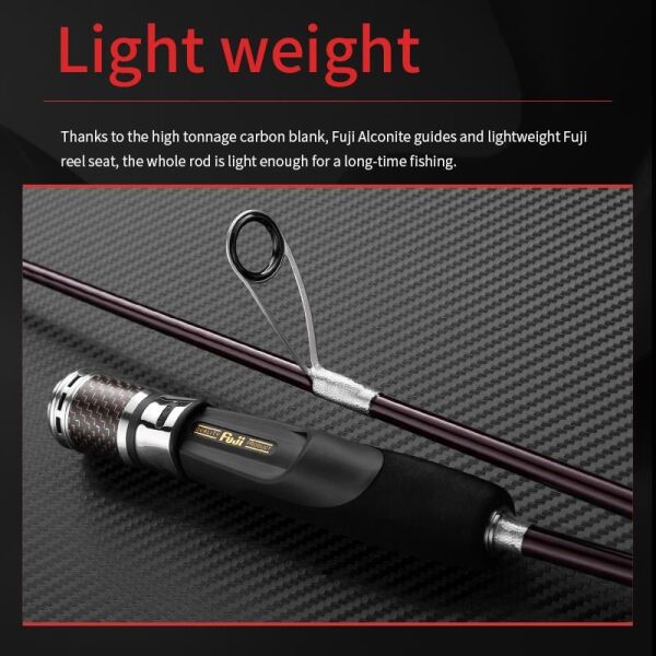 Ecooda Haiz Solid 188cm 100-200g Slow Jigging Kamışı