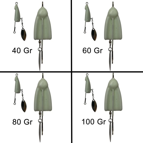 Speed Boat Jig Head Glow 60