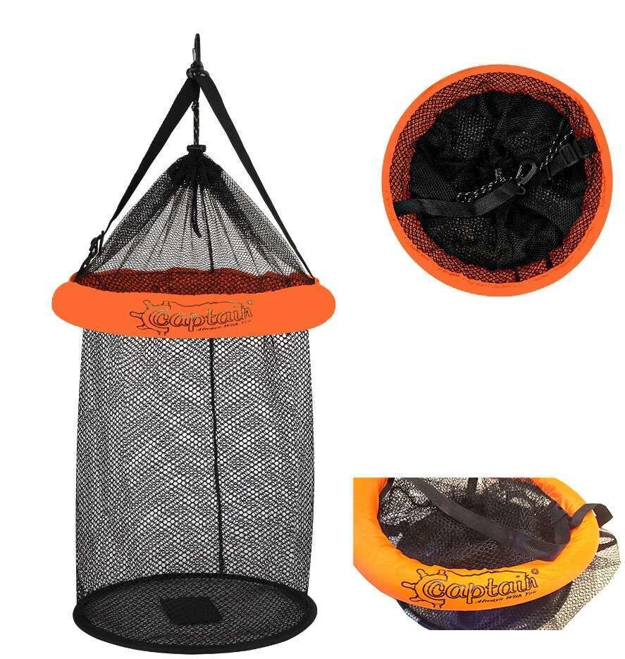 Captain 6615 Fileli Livar Şamandralı Balık Sepeti 50x90cm