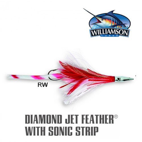 WILLIAMSON DIAMOND JET FEATHER RIGGED 5 RED WHITE