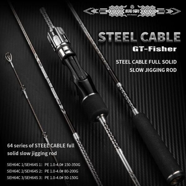 Ecooda GT-Fisher Steel Cable 193cm 80-200 Slow Jigging Kamisi