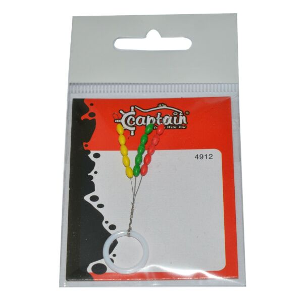 Captain 4912 Stoper 3x5'li Paket Renkli Silikon Stopper M