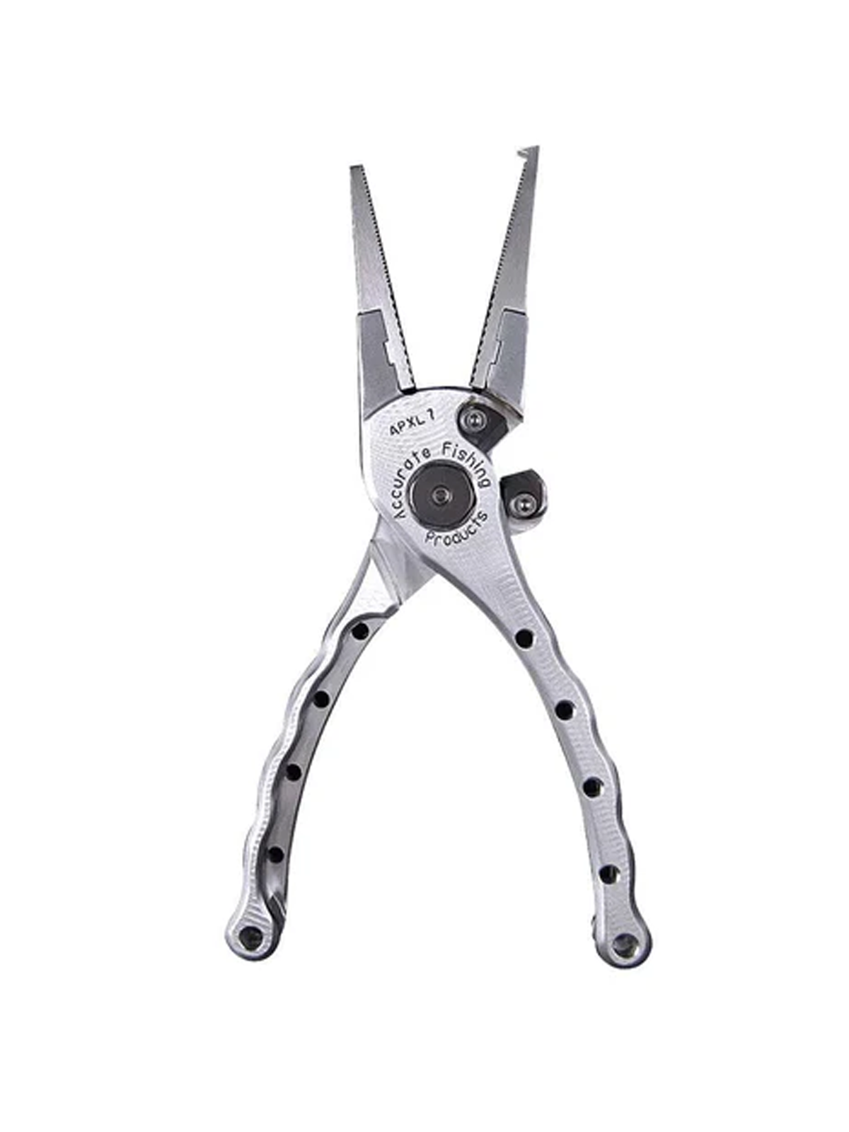 Accurate Piranha Extra Lite Plier Split Tip 7'' Silver