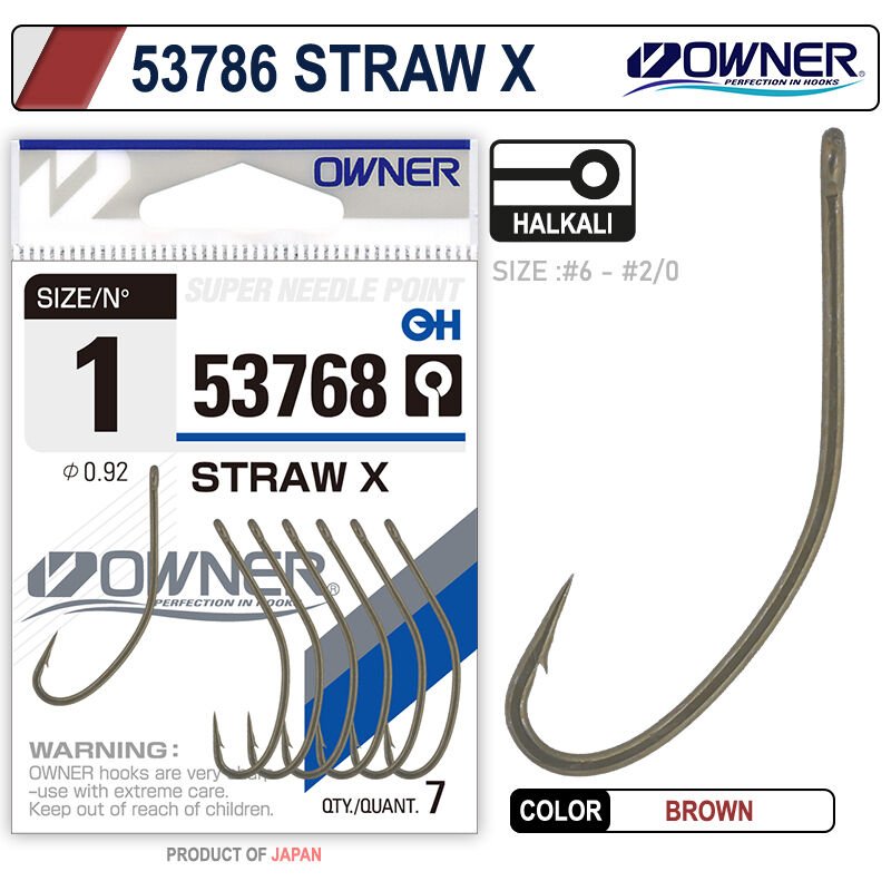Owner 53768 Straw X Brown İğne 2-0