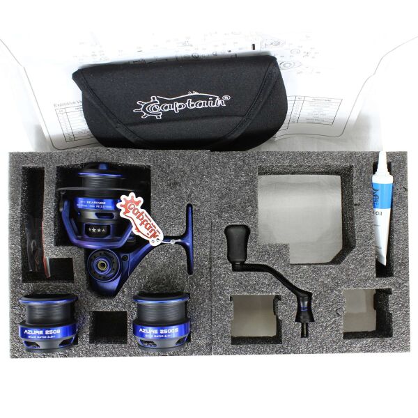 Captain Azure PRO 2500-2508-3000 Spin Makine 9+1 BB