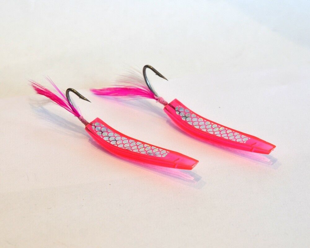 Captain 3625 Feather Jig 5cm Silikon Suni Yem 2'li Paket Pembe