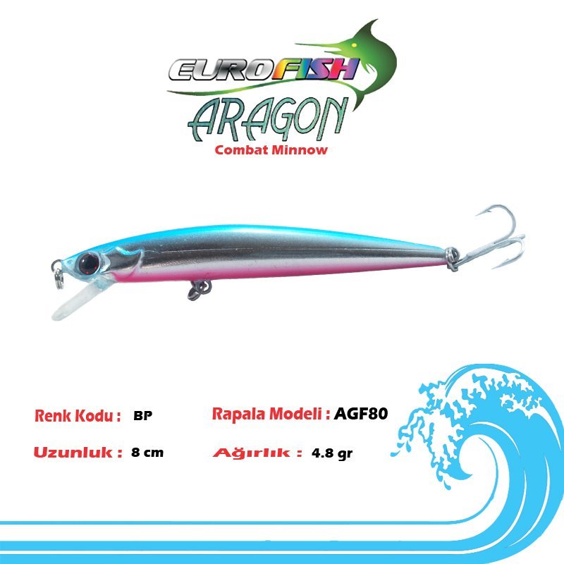 Eurofish Aragon Maket Balık 8 cm BP