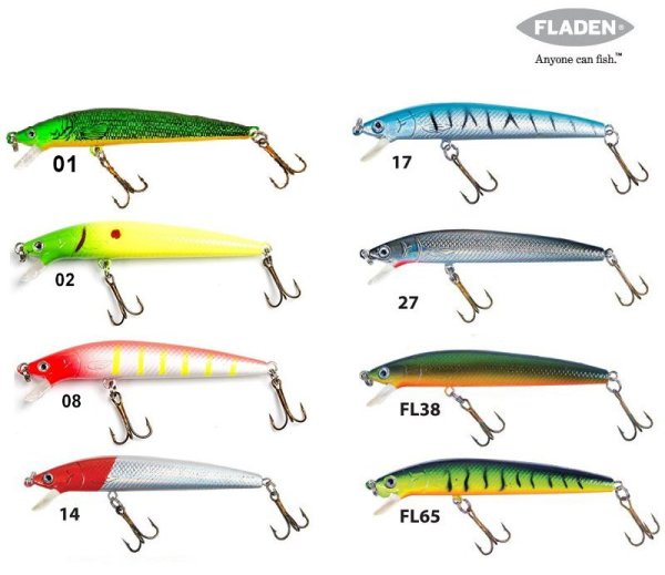 Fladen Eco Minnow Maket Balık 9 cm 08