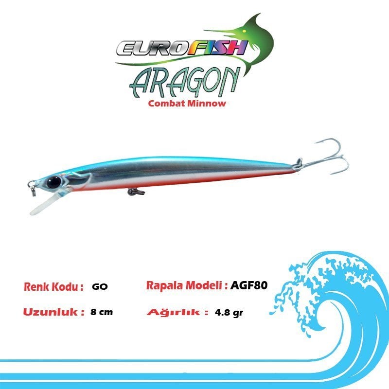 Eurofish Aragon Maket Balık 8 cm GO