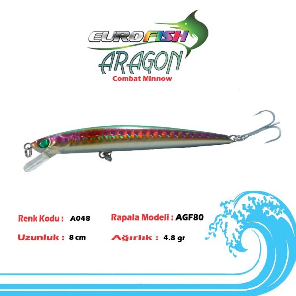 Eurofish Aragon Maket Balık 8 cm A048