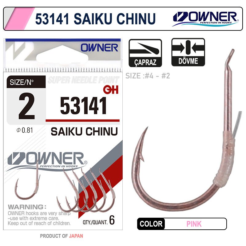 Owner 53141 Saiku Chinu Pink İğne 3