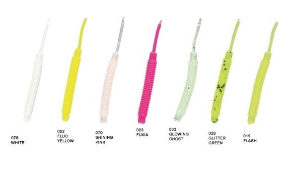 Nomura Taıl Rıb 5cm 0.4g 12 Adet Lrf Silikonu