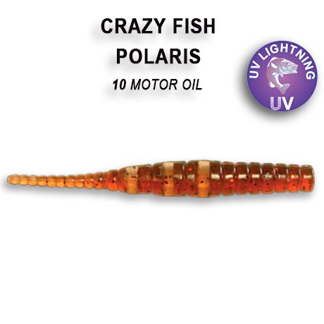 CRAZY FISH POLARIS / 45 MM / COLOR: 10-6 MOTOR OIL