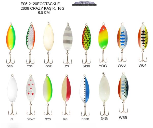 Ecotackle 2608 Crazy Kaşık 16G RG