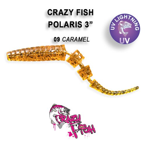 CRAZY FISH POLARIS 3 / 68 MM / COLOR: 09 CARAMEL